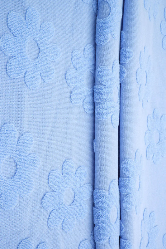 RTS Light Blue Flowers (sold in bundles of 2 yards)