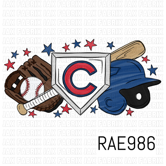 Cubs Baseball PNG RAE986