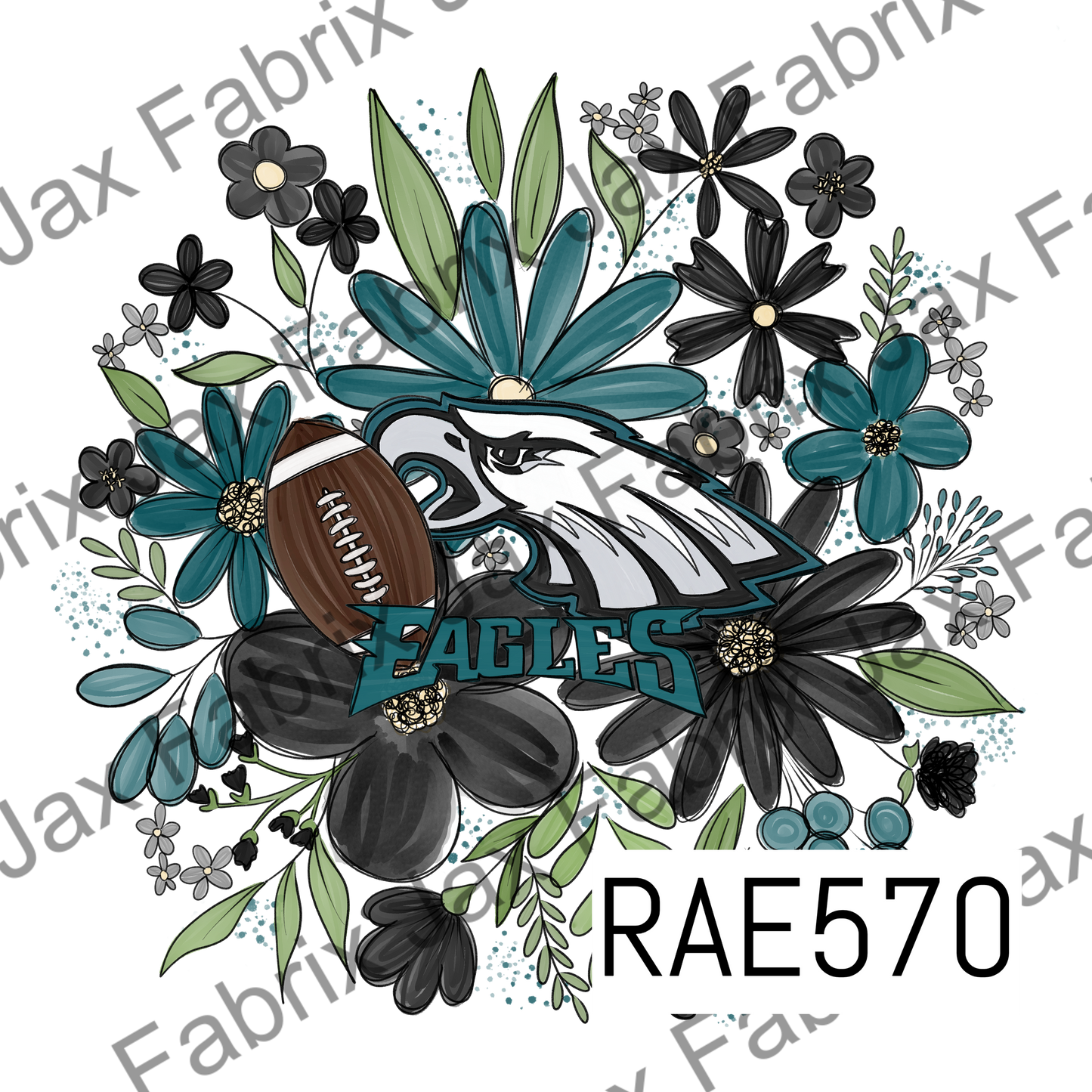 Eagles Floral PNG RAE570