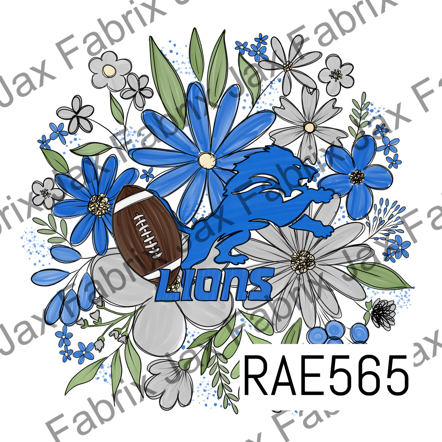 Lions Floral PNG RAE565