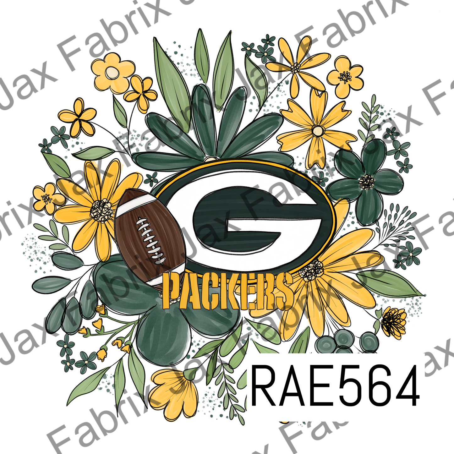 Packers Floral PNG RAE564