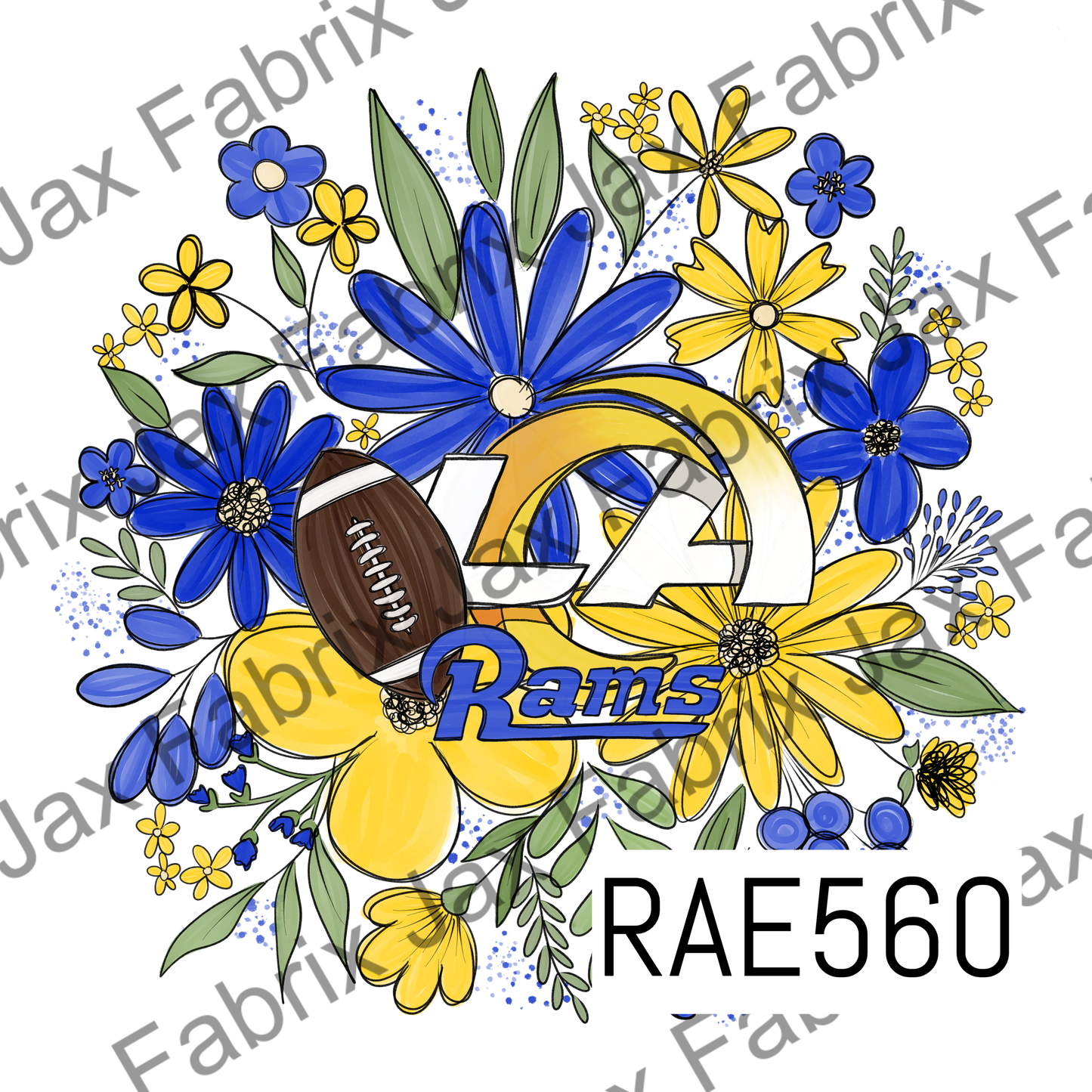 Rams Floral PNG RAE560