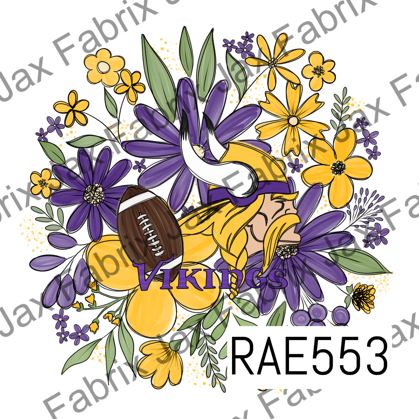 Vikings Floral PNG RAE553