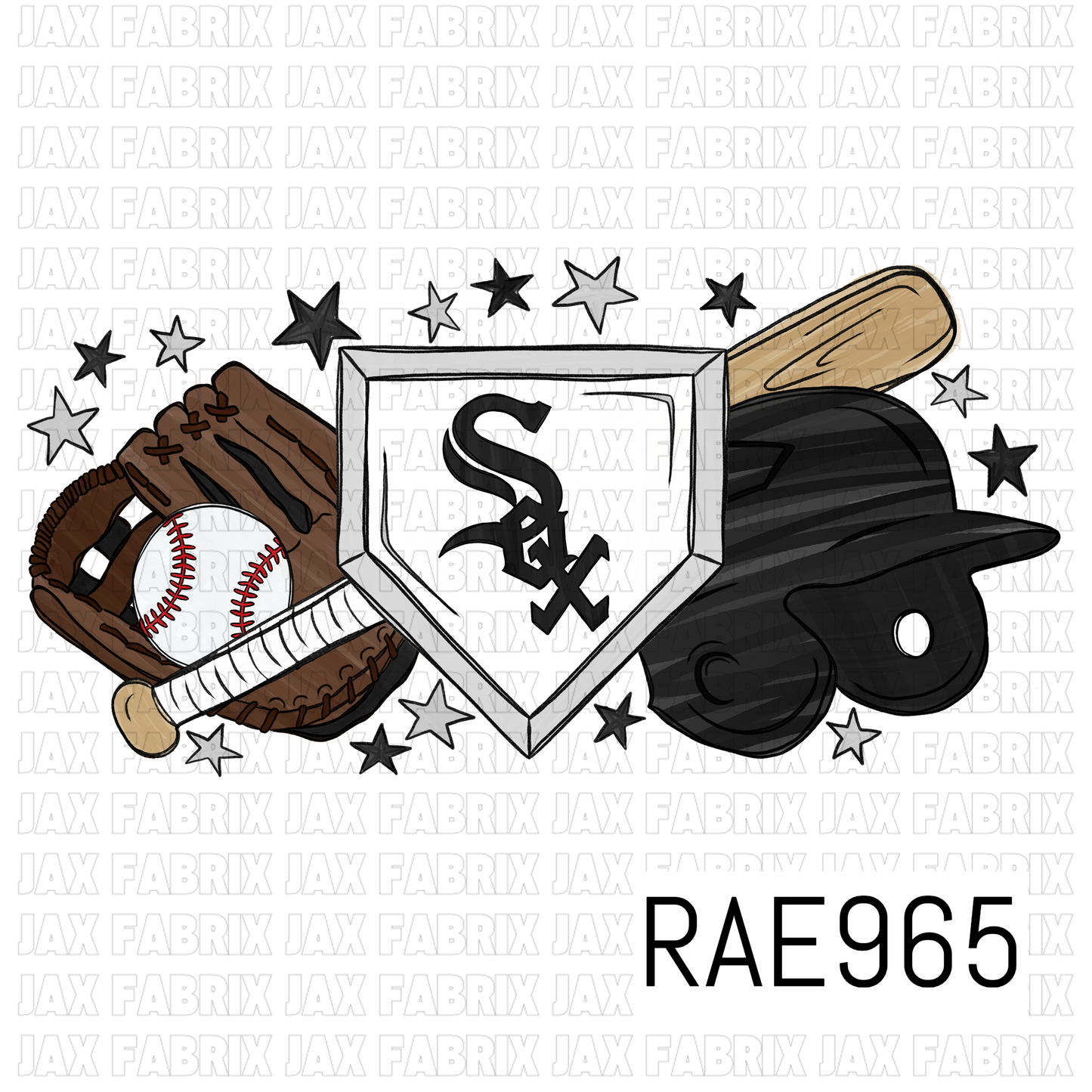 White Sox Baseball PNG RAE965