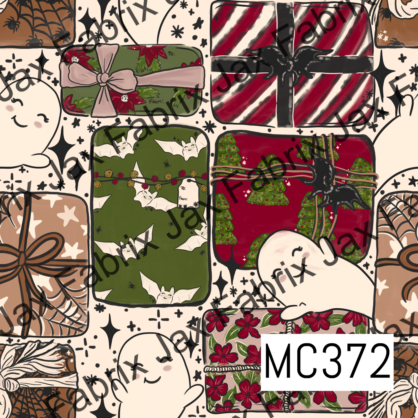 Christmas Gifts and Ghosts Tan MC372