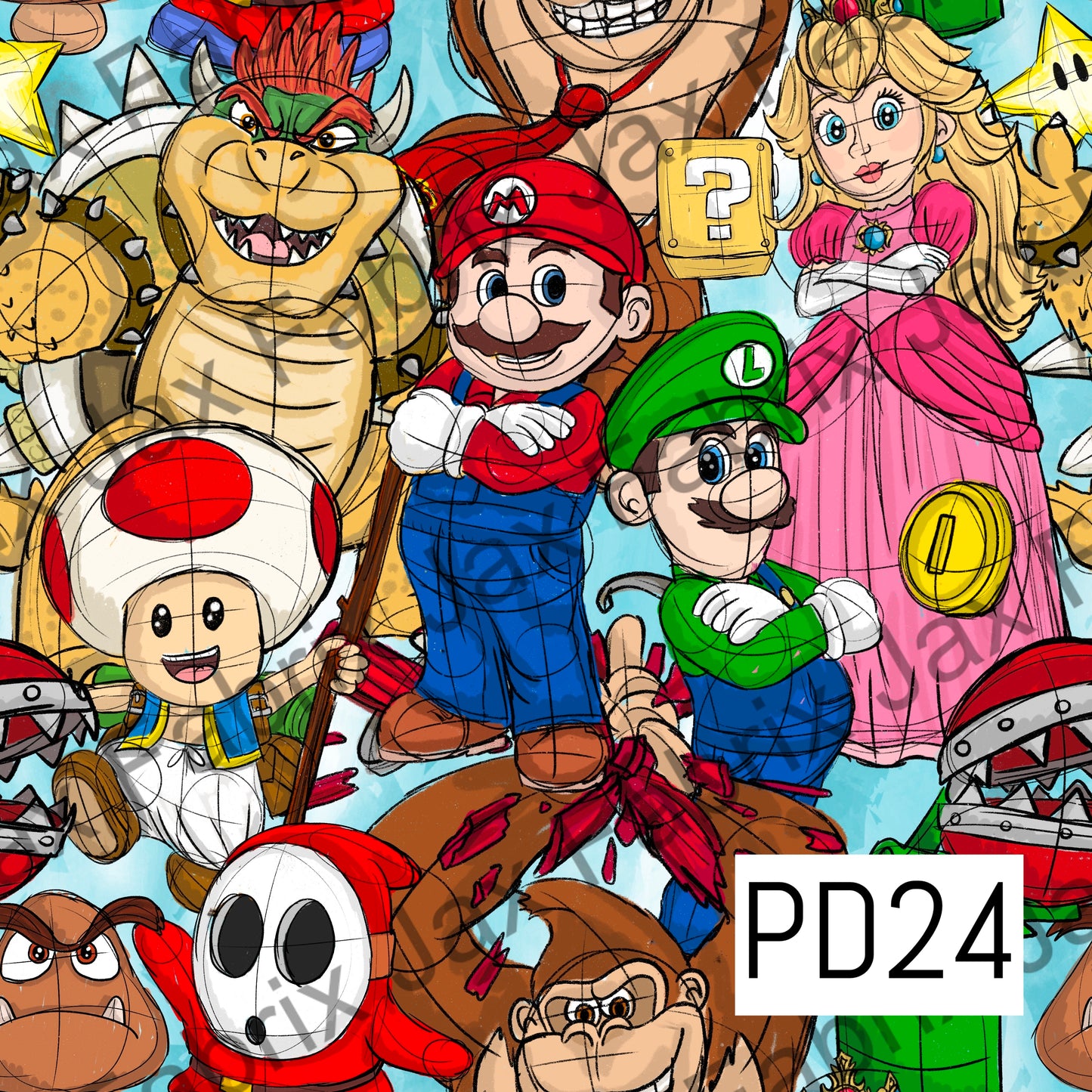 Sketchy Plumber Game PD24