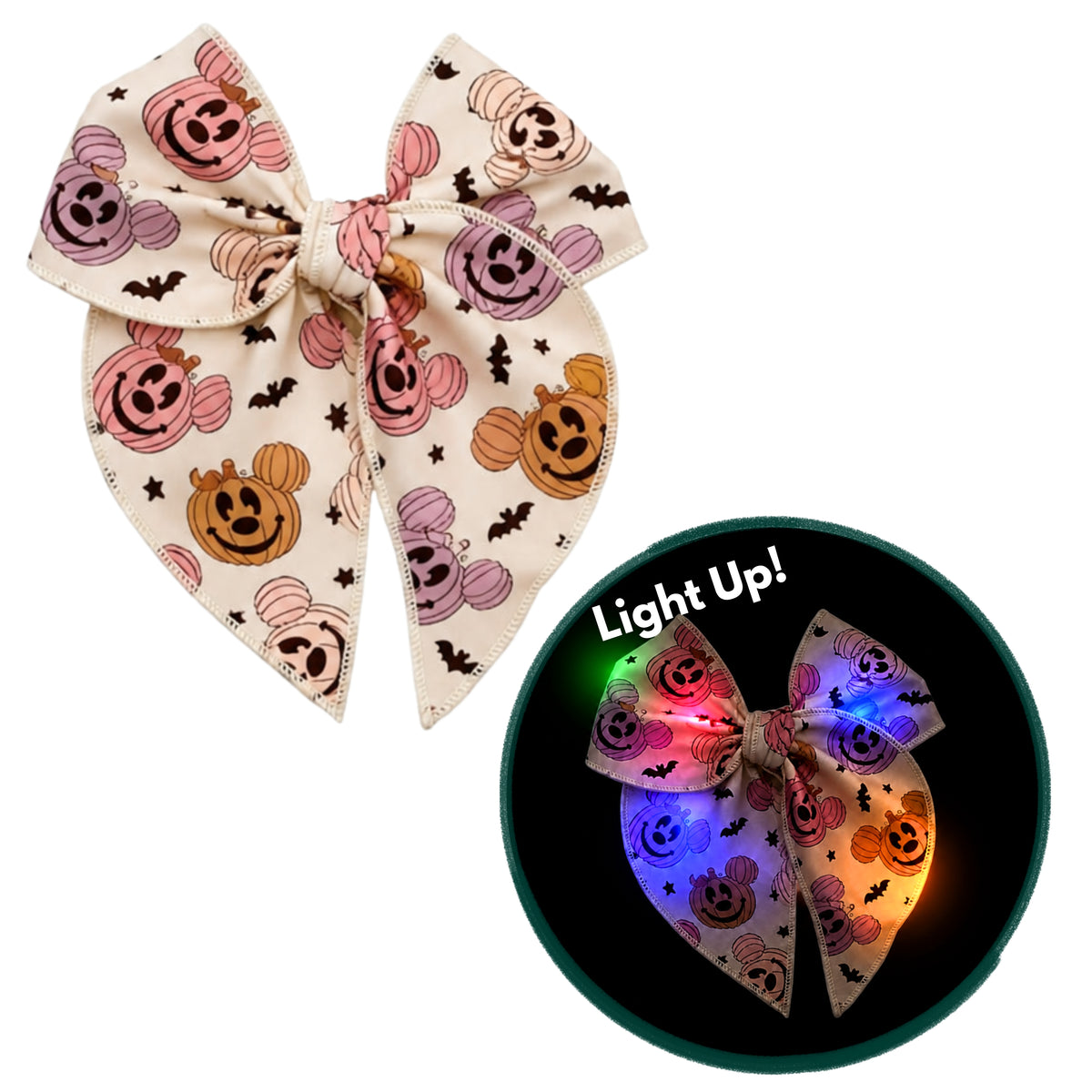 Pumpkin Pals Light Up Bow