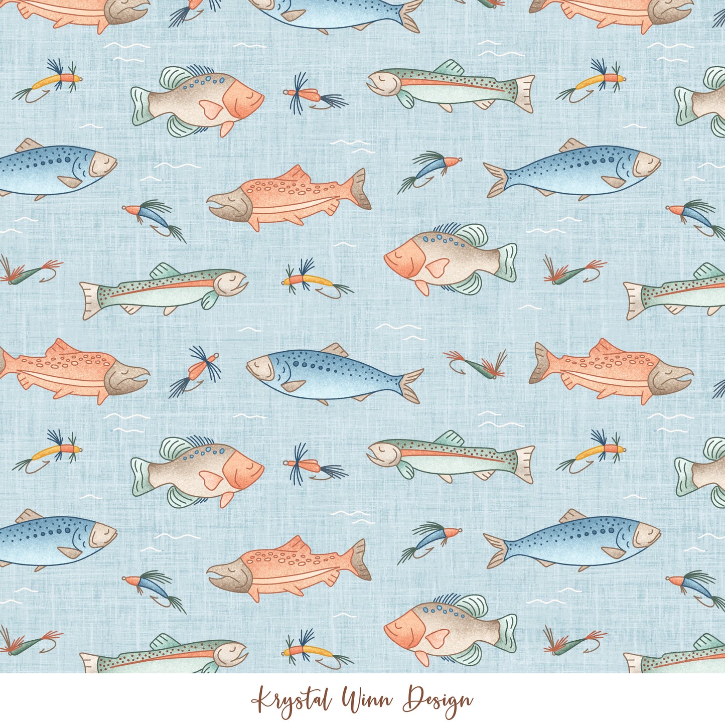 Alaska Fish Sky KW1148