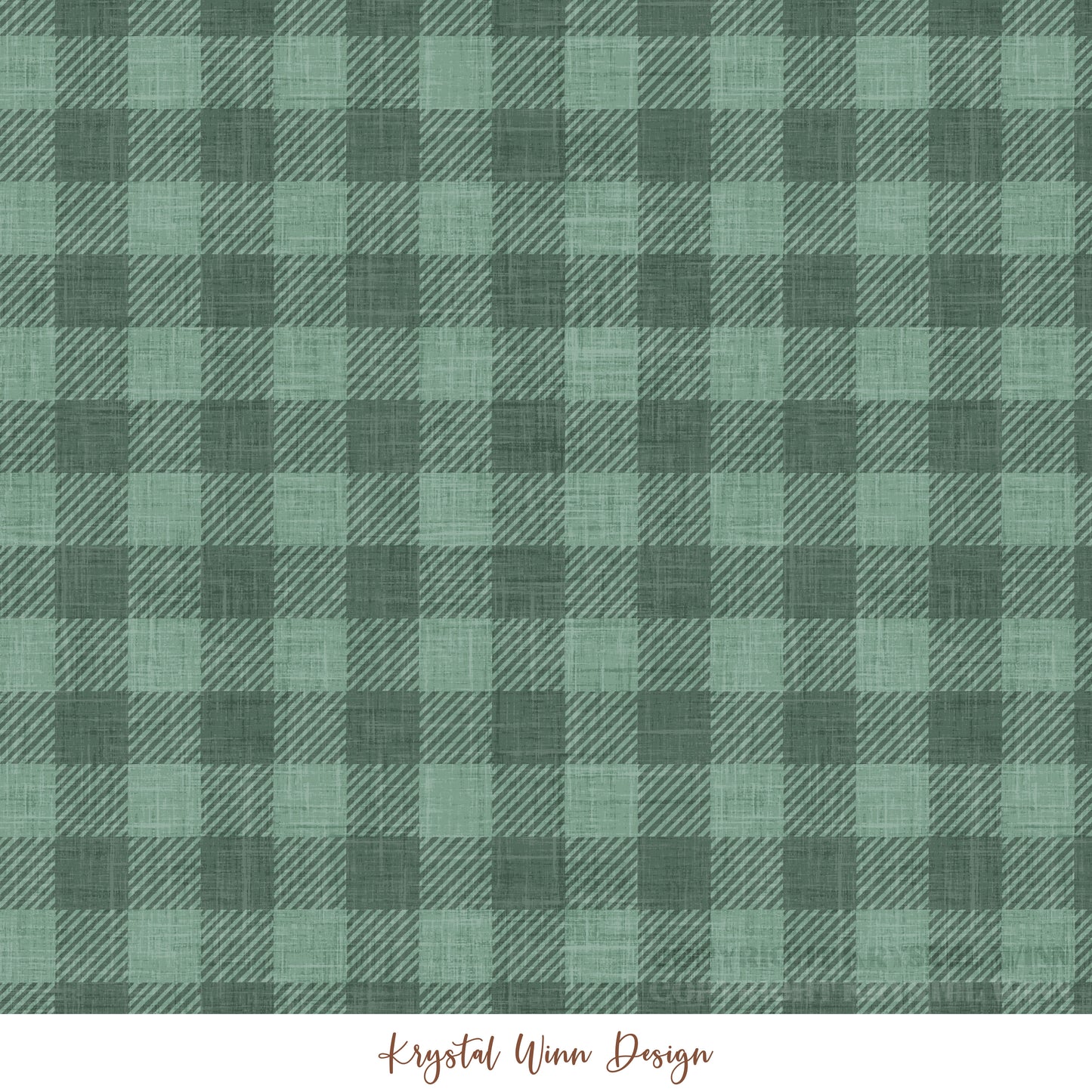 Alaska Flannel Plaid Green KW1139