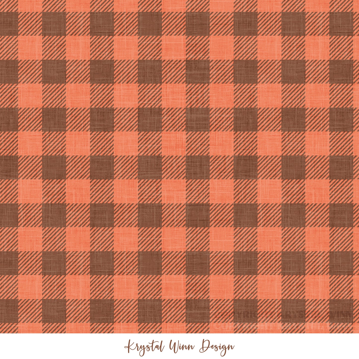 Alaska Flannel Plaid Salmon KW1142