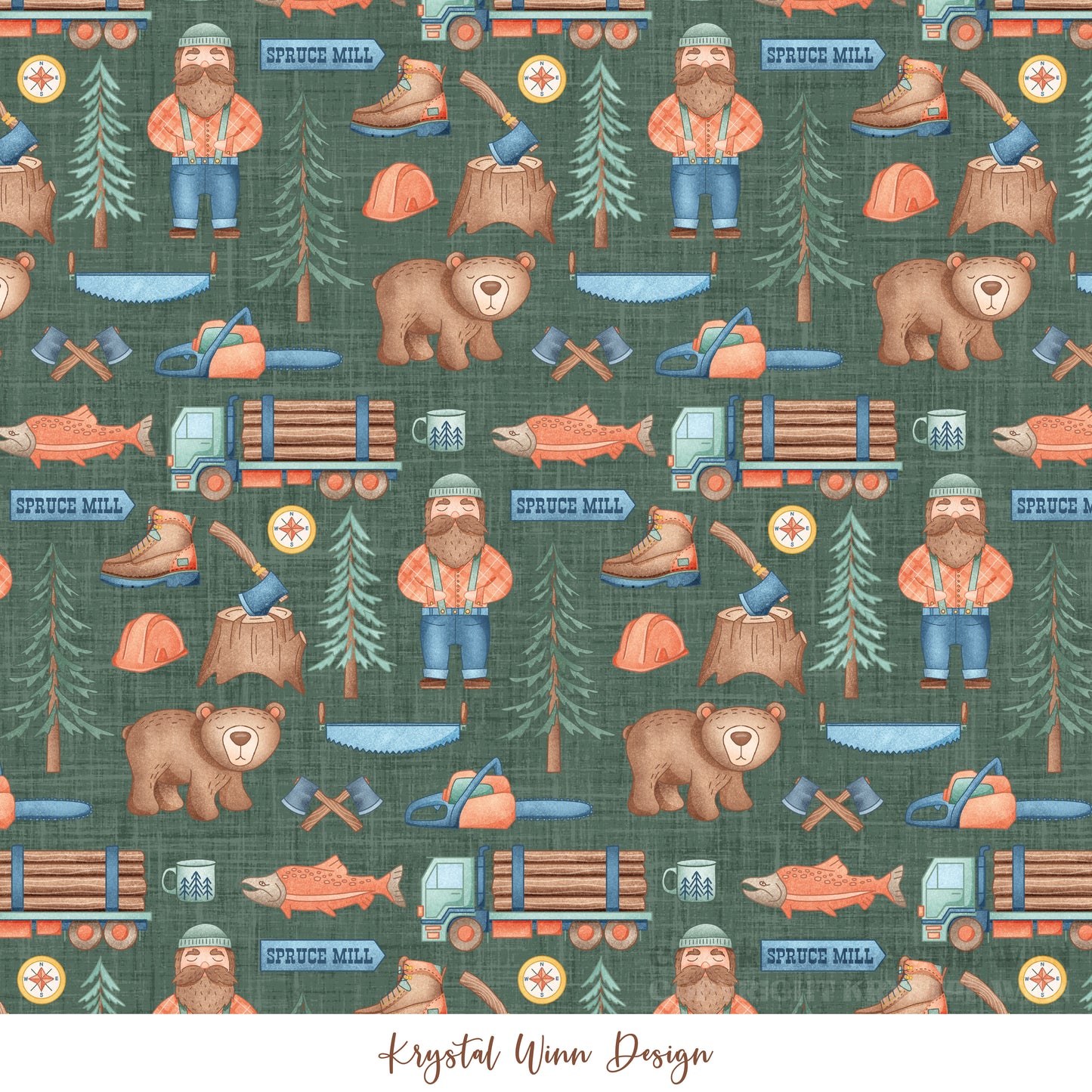 Alaska Lumberjack Green KW1153