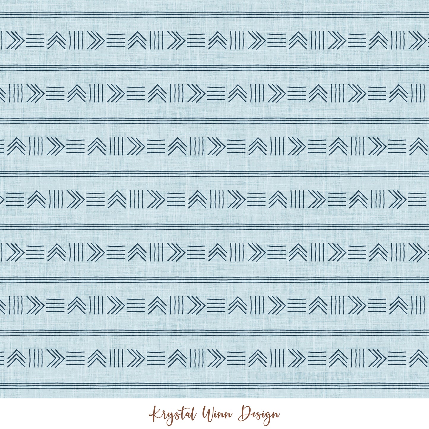 Alaska Tribal Stripe Sky KW1124