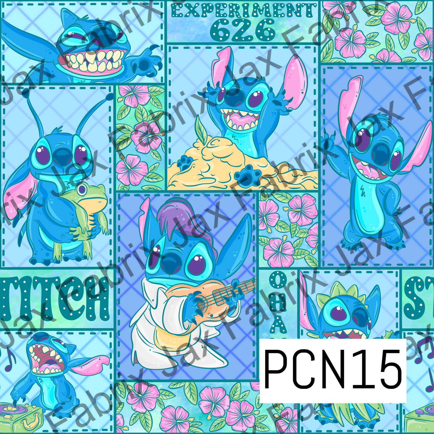 Alien Quilt Blue PCN15