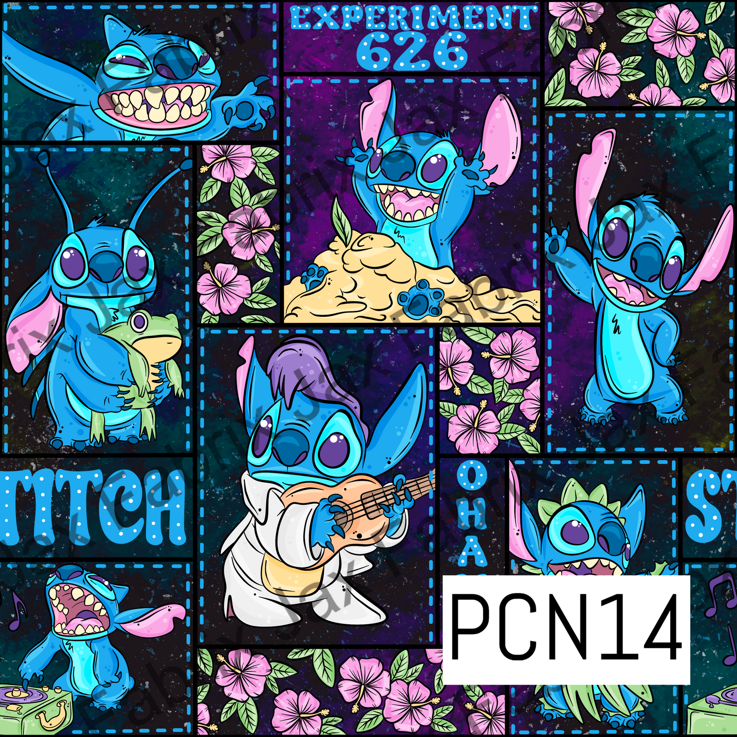 Alien Patchwork Black PCN14