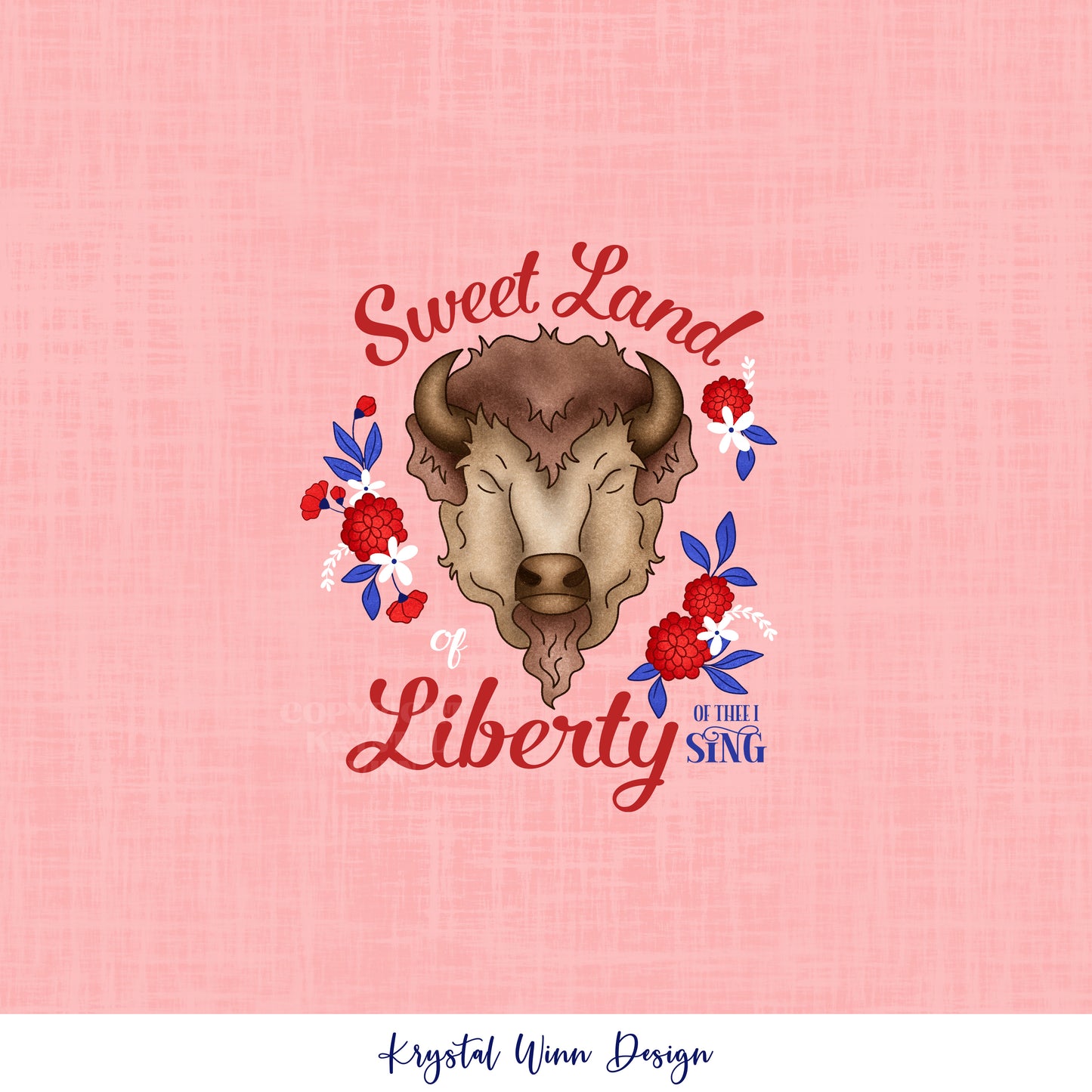 All American Cowboy Panel - Liberty KW1161