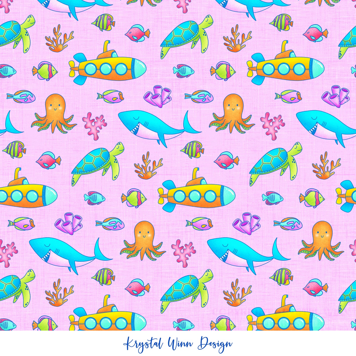 Aloha Ocean Friends Purple KW782
