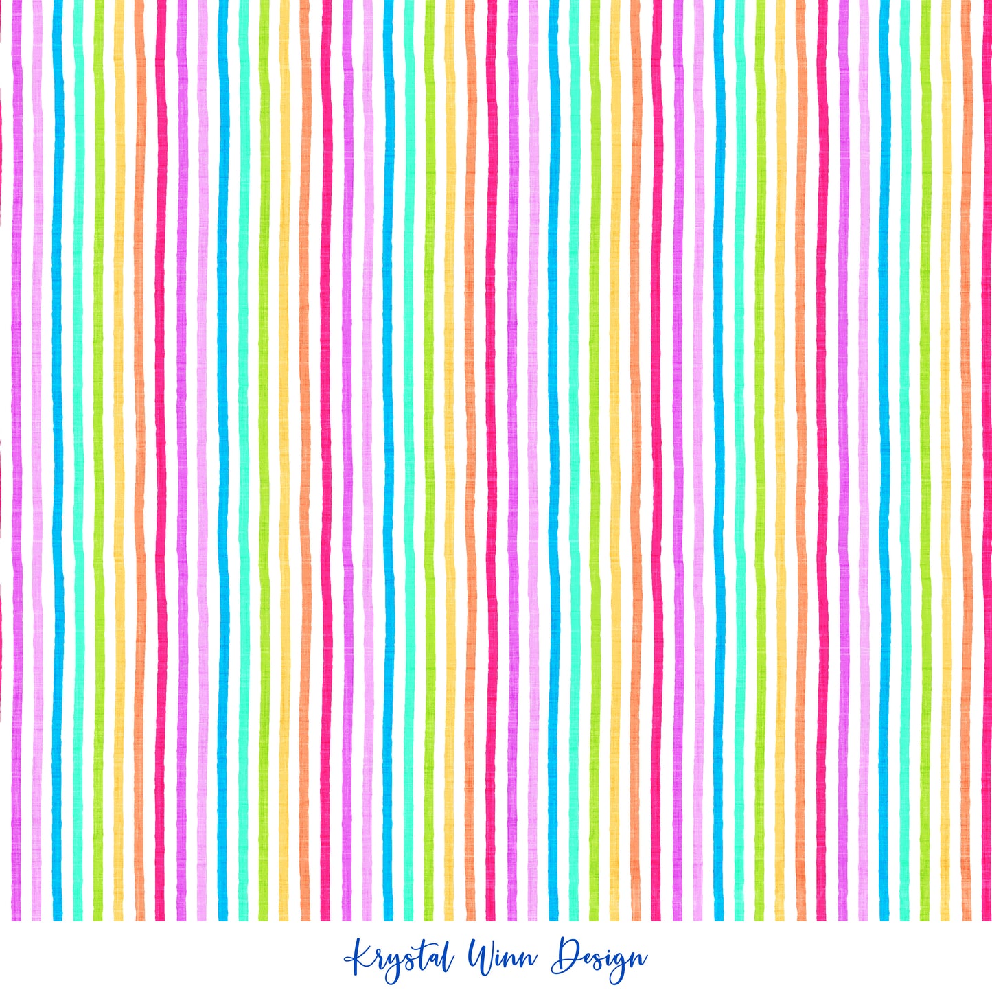 Aloha Pin Stripe Rainbow KW792