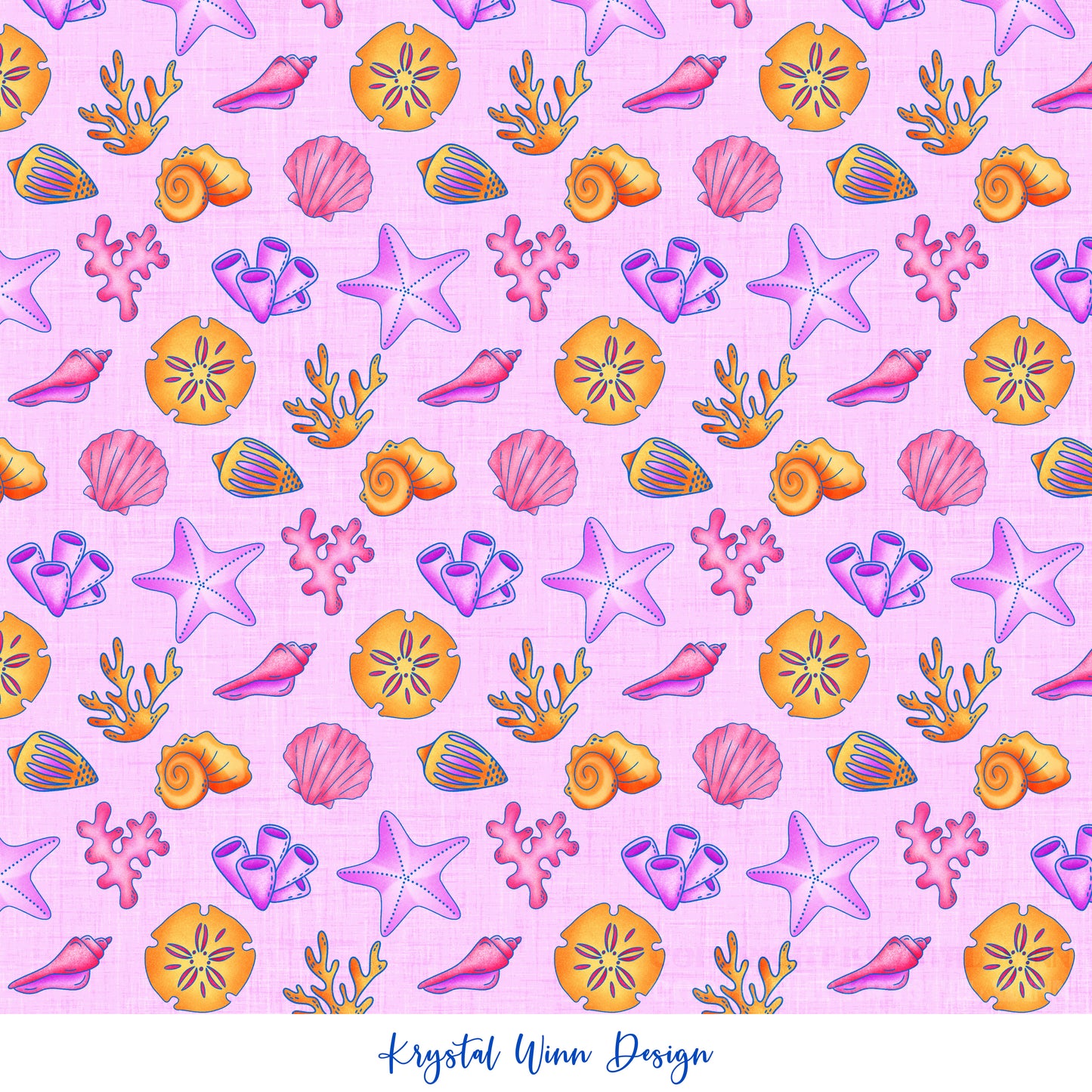Aloha Seashells Light Purple KW794