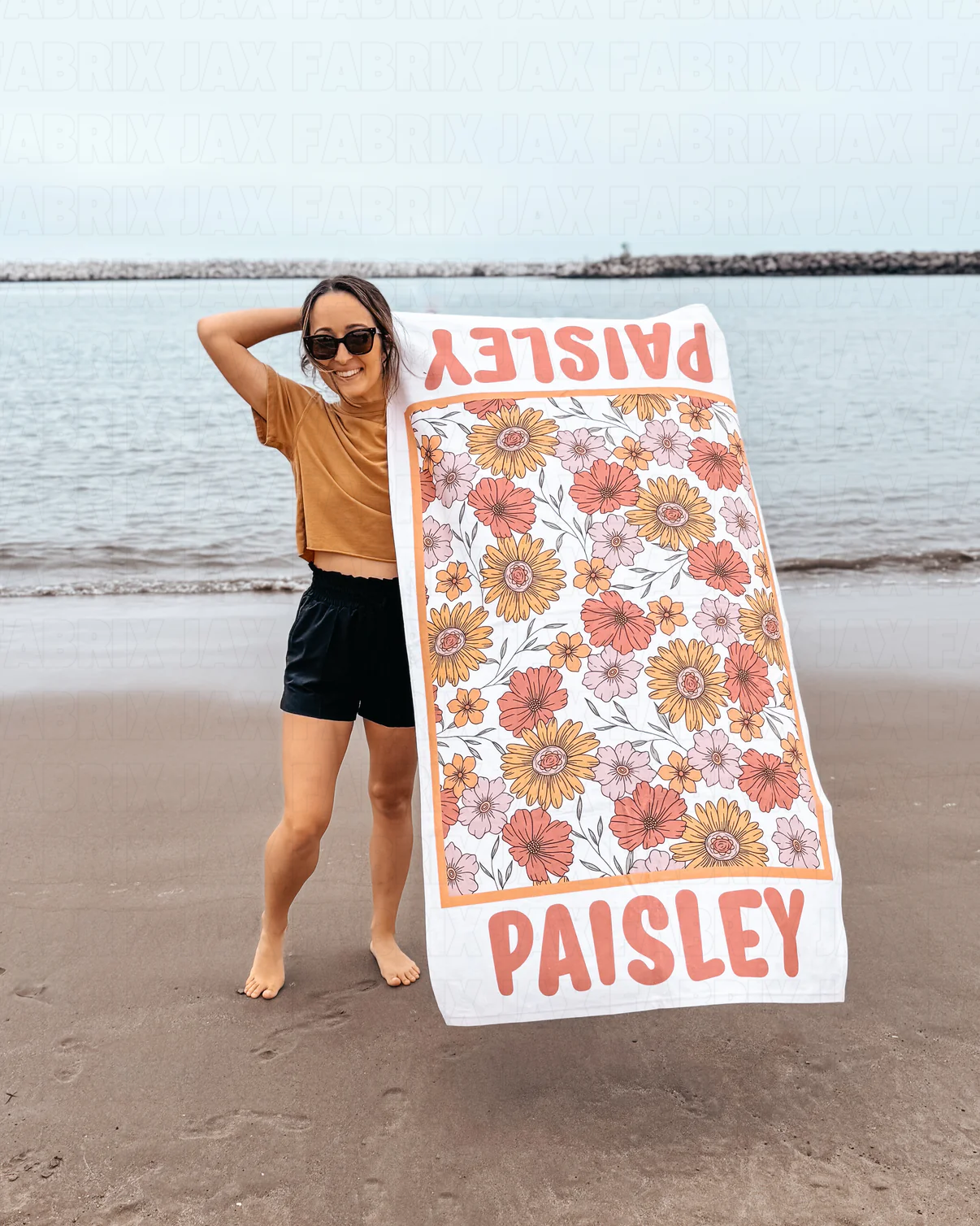 Groovy Floral Towel - 30" x 60"