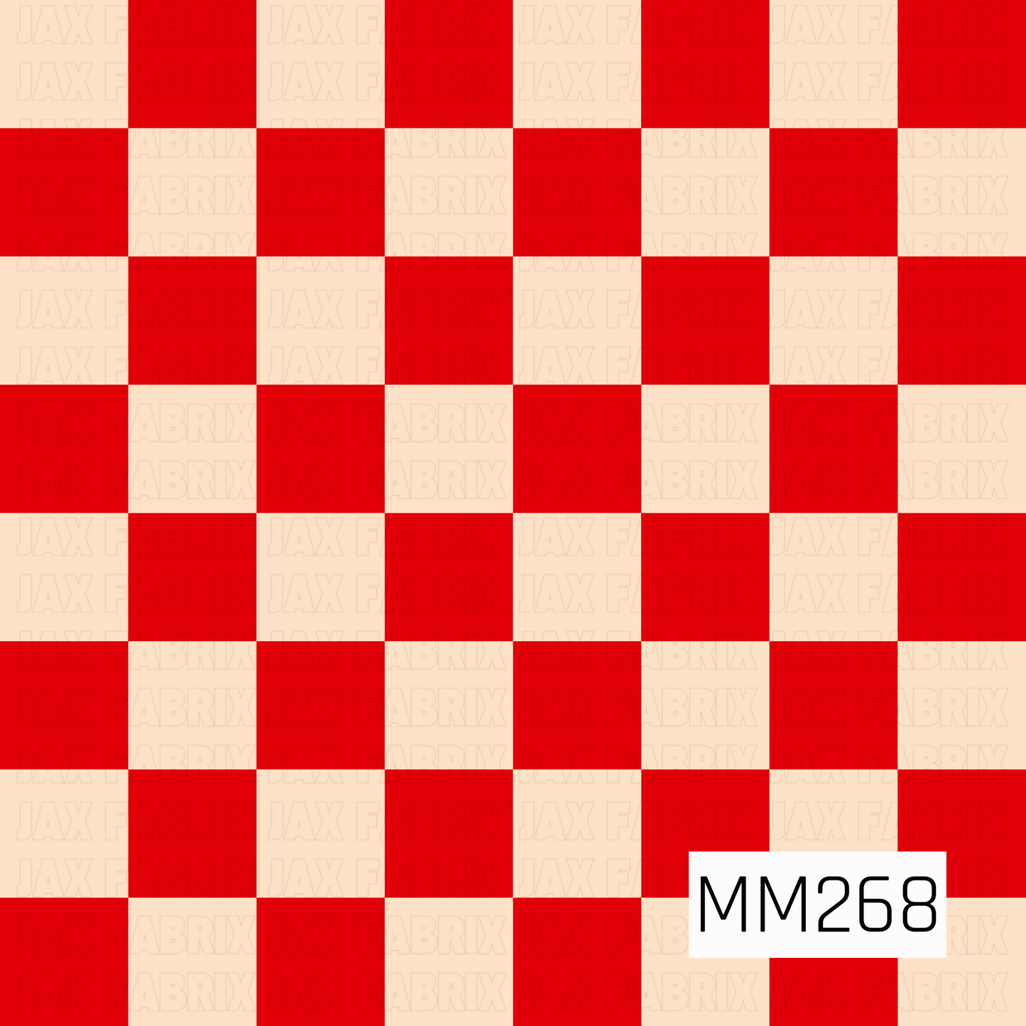 red and beige checkered pattern