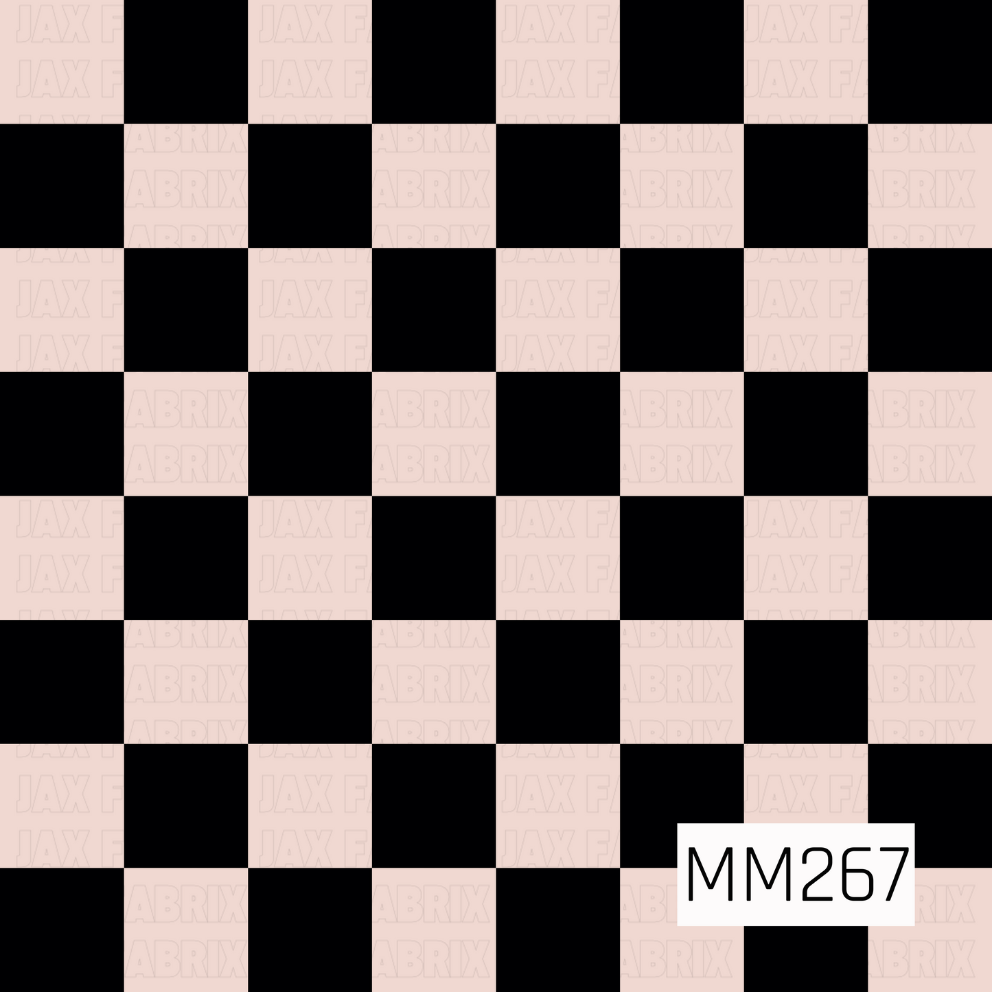 Checkered pattern with black and tan