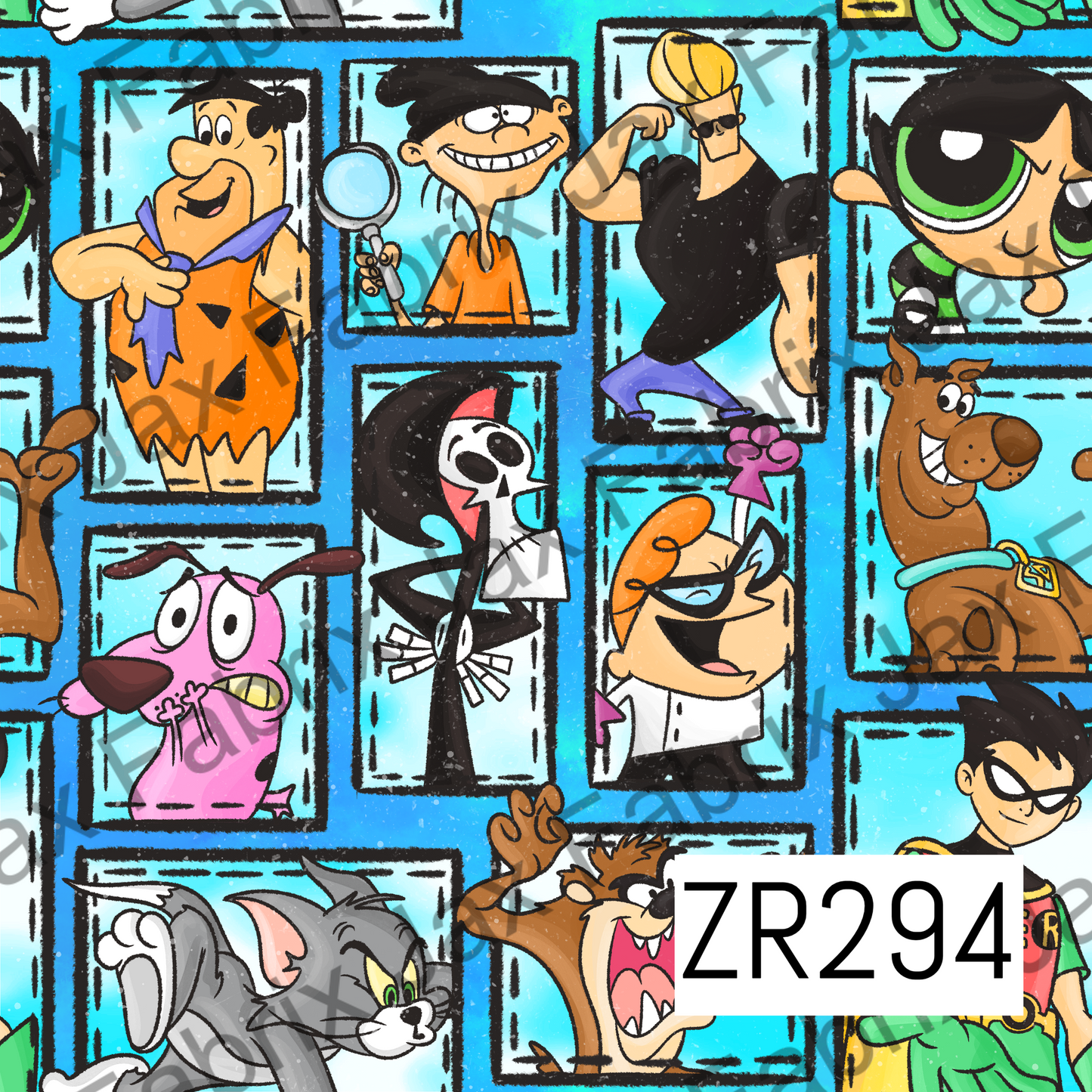 Blue Cartoon Mashup ZR294