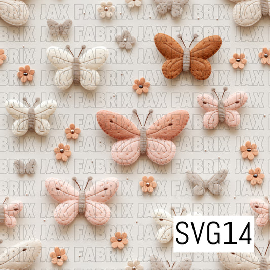Blush Butterflies SVG14