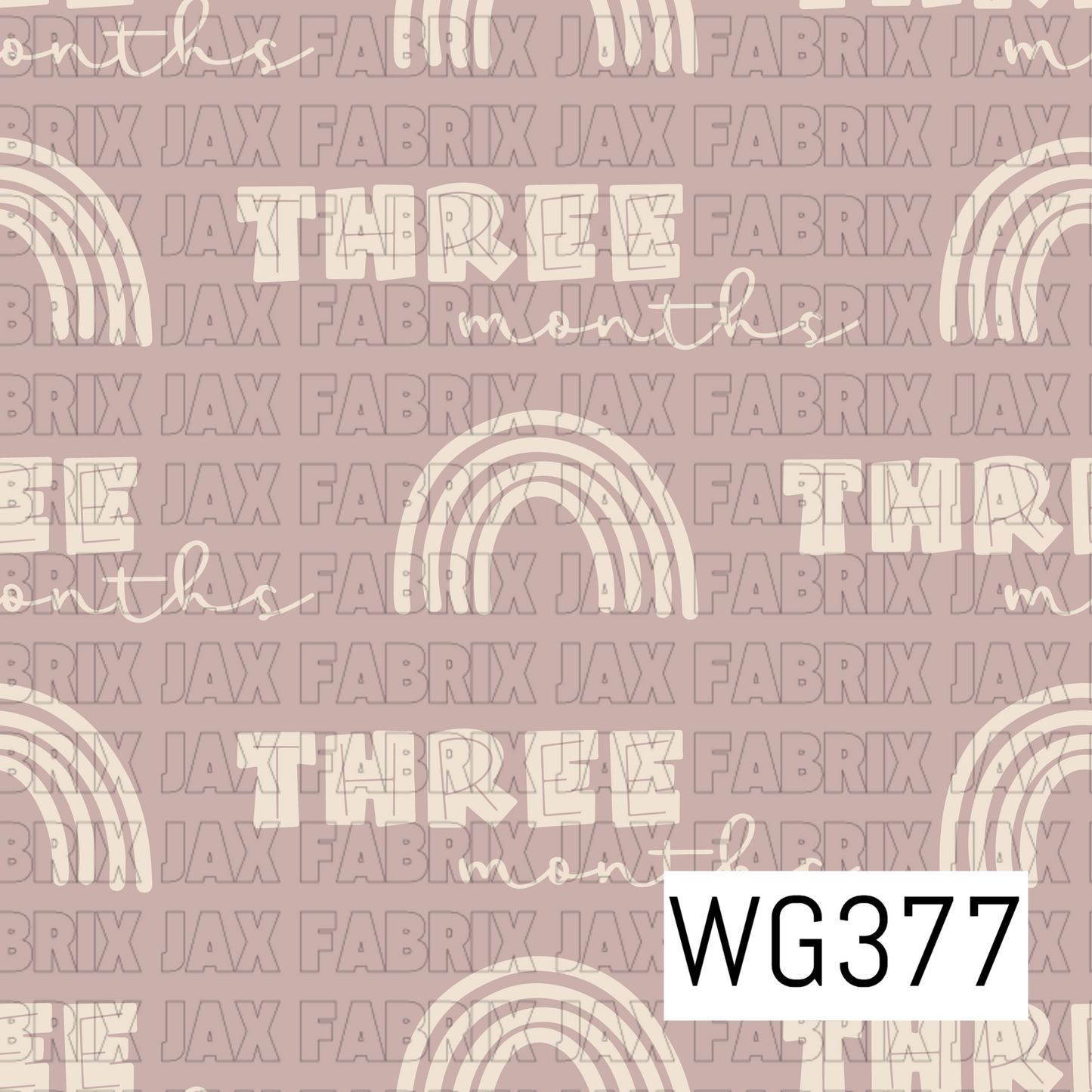 Boho Rainbow Three Months WG377