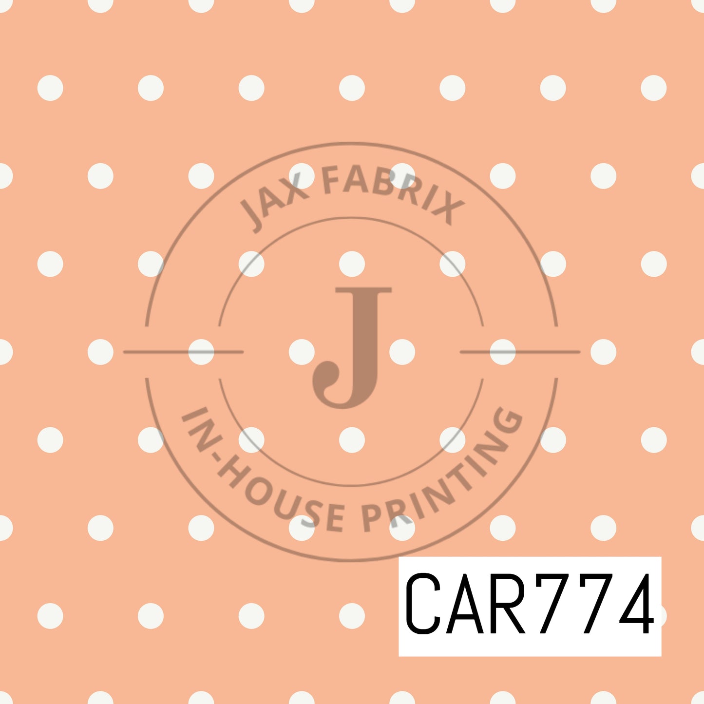 Farm and Meadow Dot Peach Pink CAR774
