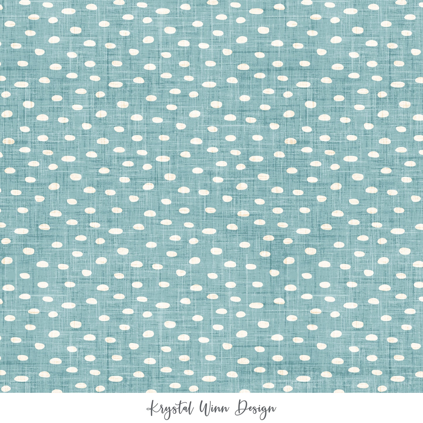 Candy Corn Harvest Dots Blue KW971