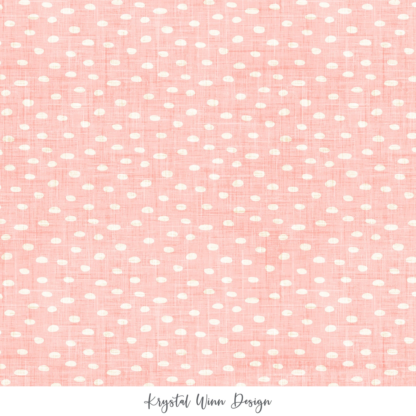 Candy Corn Harvest Dots Pink KW967