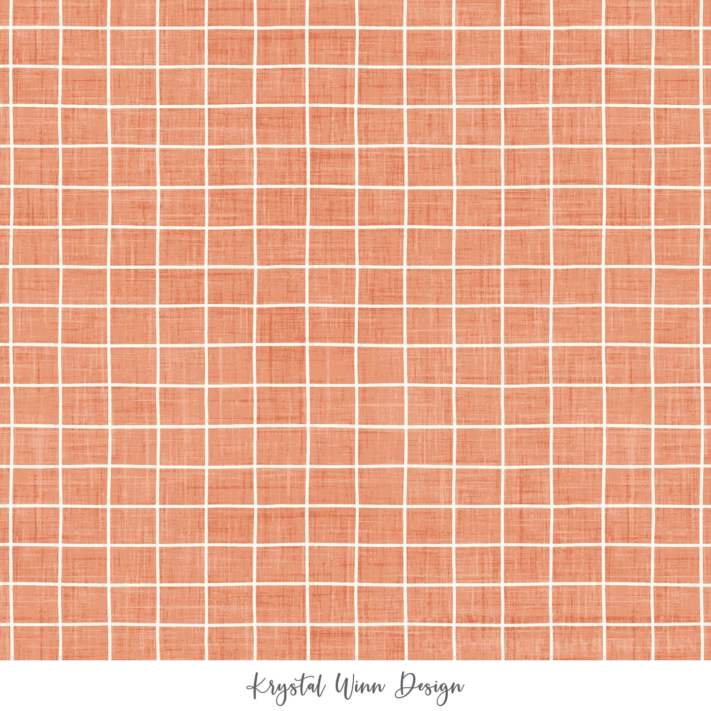 Candy Corn Harvest Plaid Orange KW942