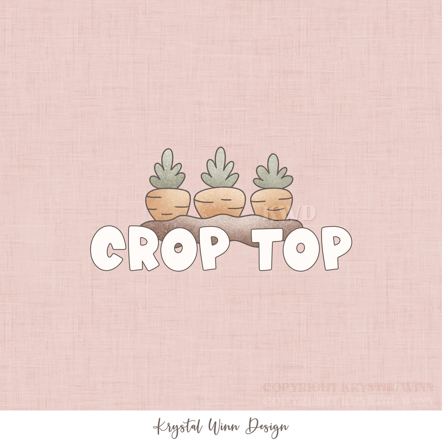 Carrot Farm PNG Crop Top KW671