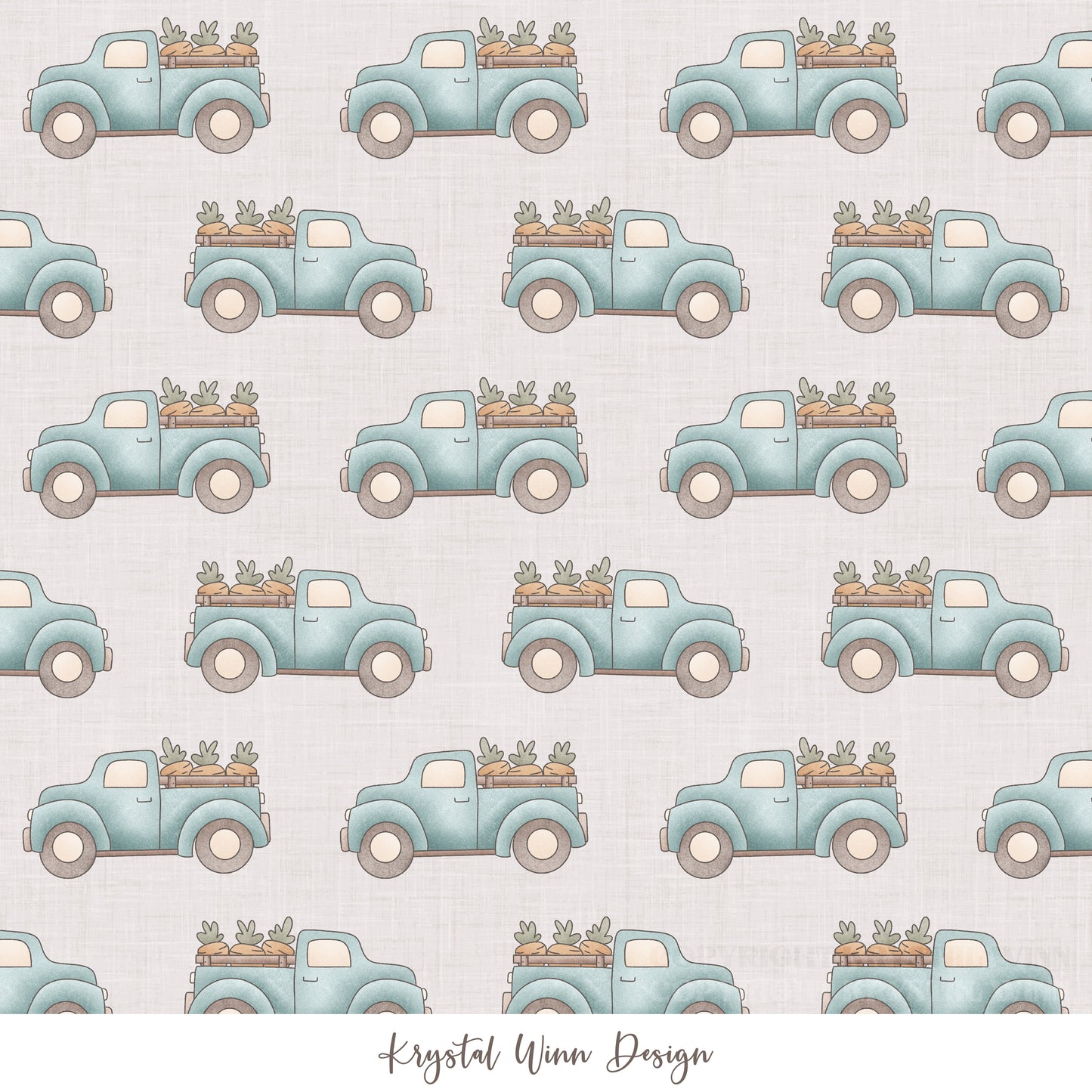 Carrot Farm Trucks Grey KW658