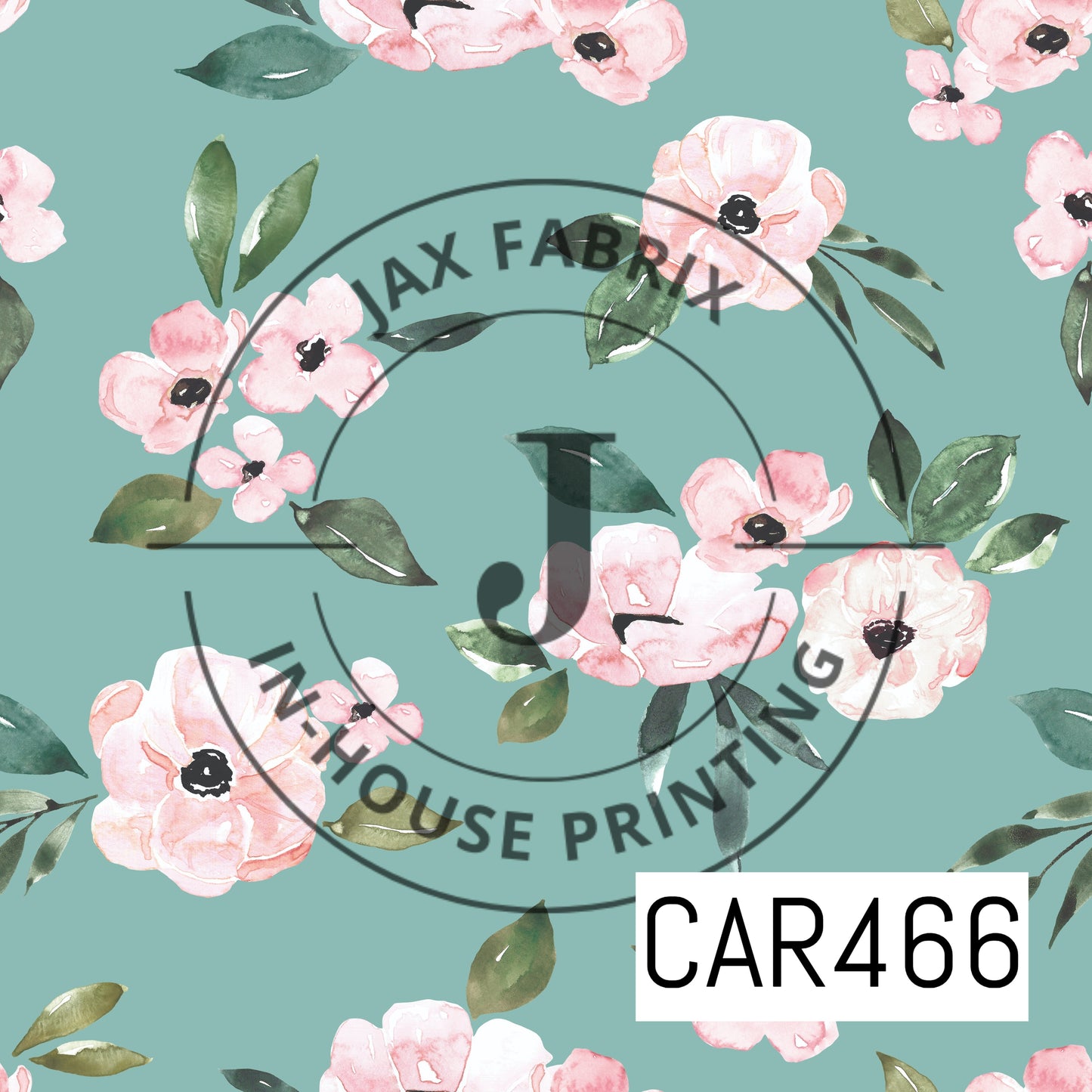 Blush Floral Teal CAR466