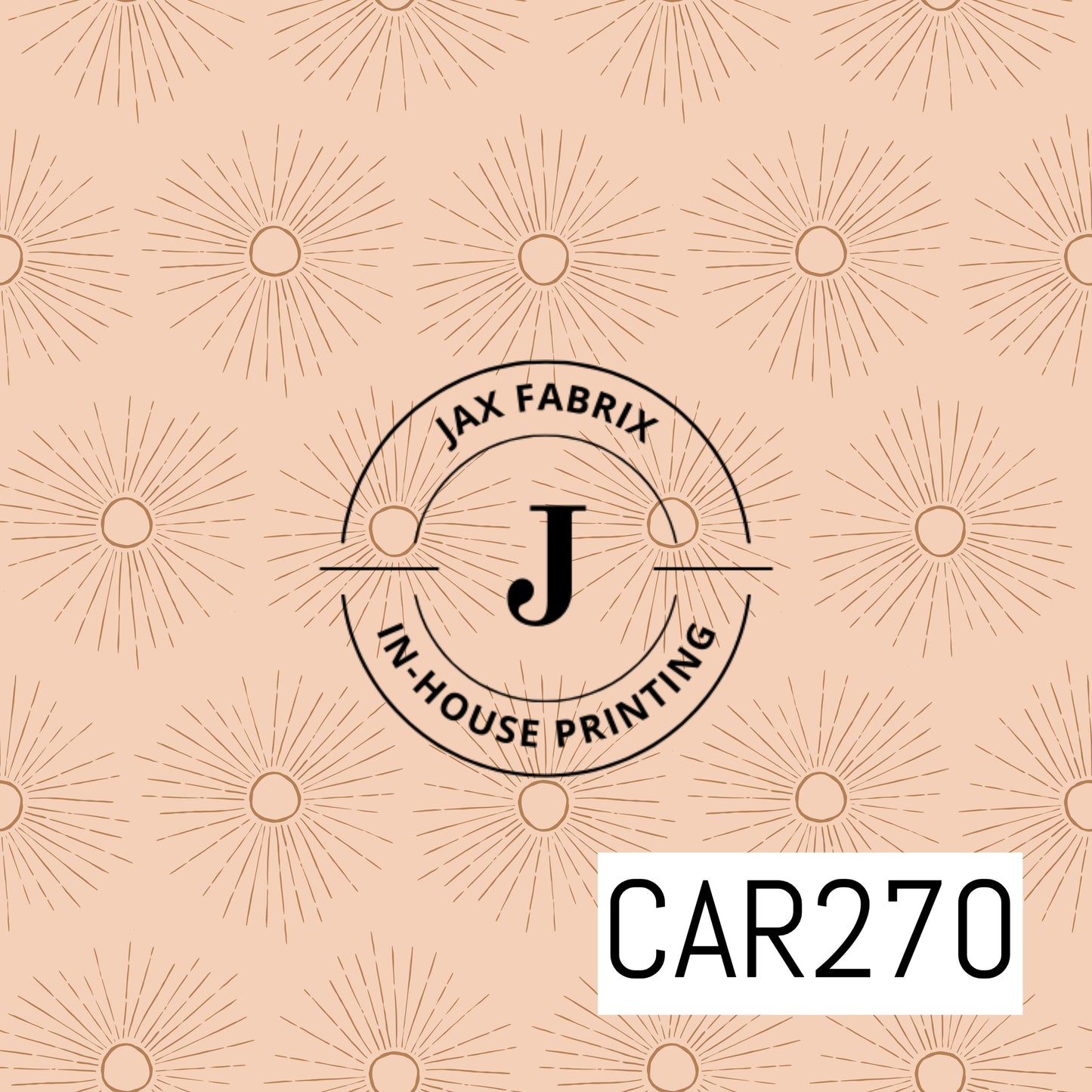 Boho Modern Pink Sunburst CAR270