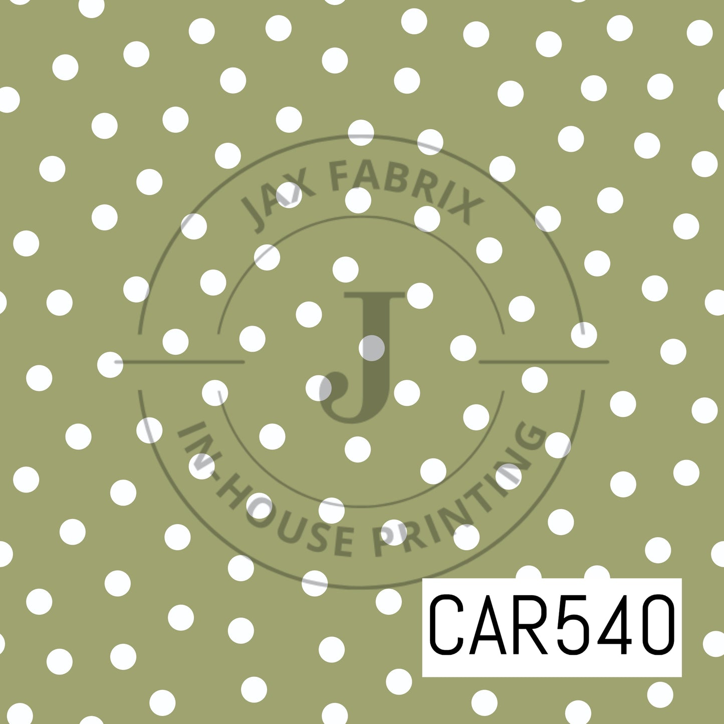 Bunny Dots Green CAR540