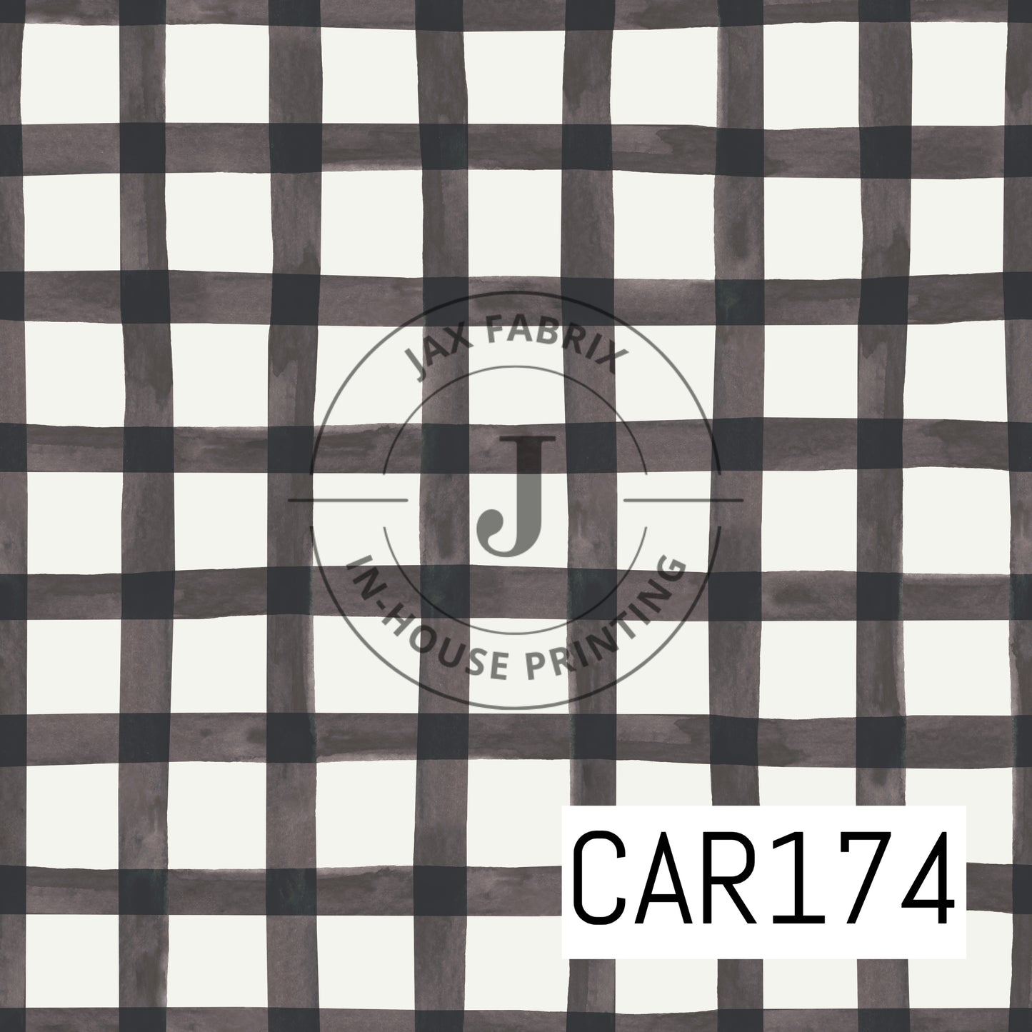 Holly And Pine Black Plaid CAR174