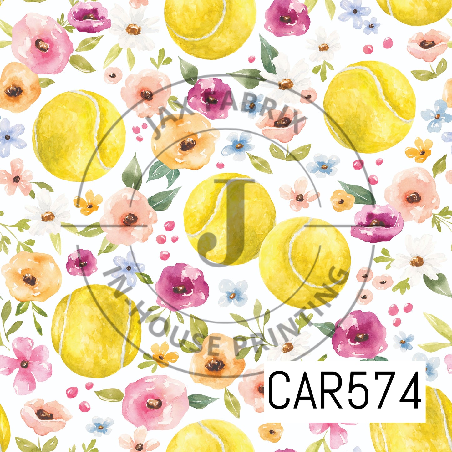 Melody Floral Tennis White CAR574