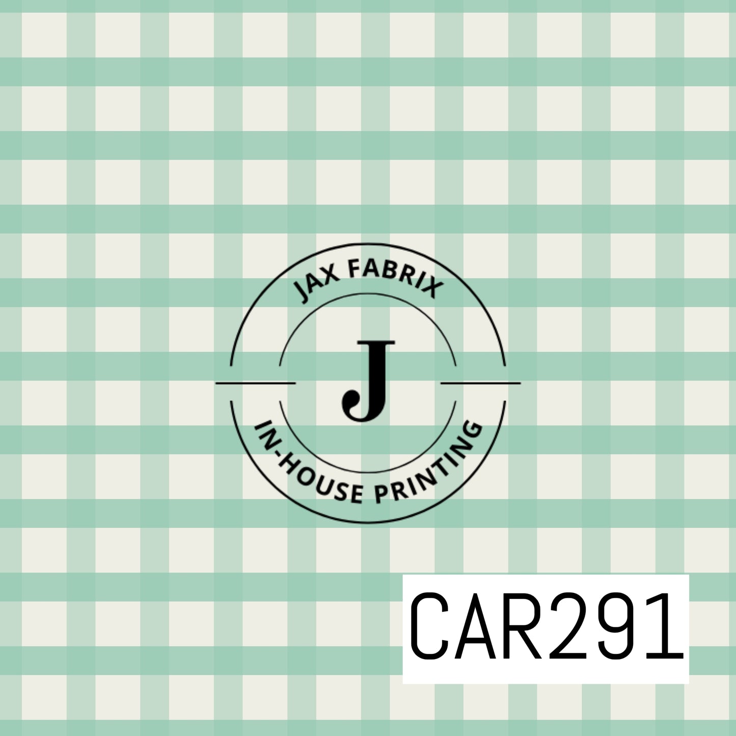 Mint Blue Plaid CAR291