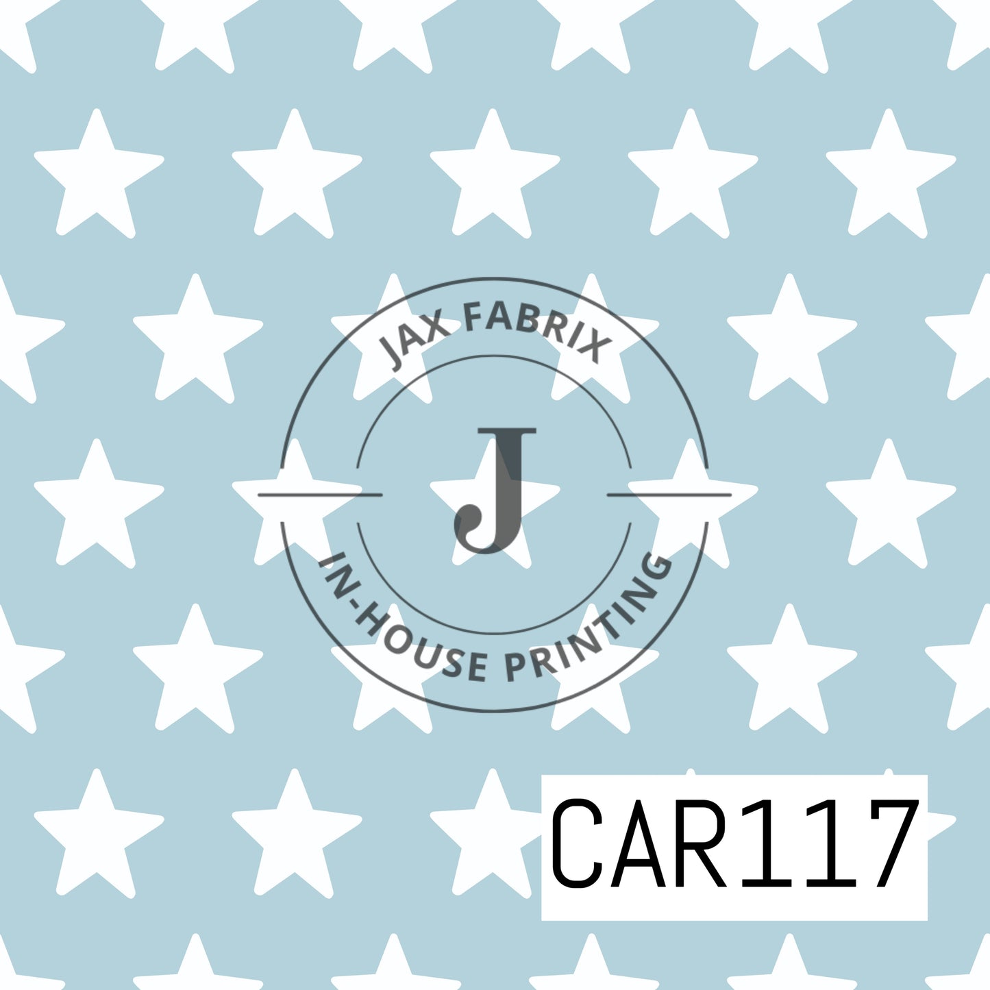 Patriotic Stars Light Blue CAR117