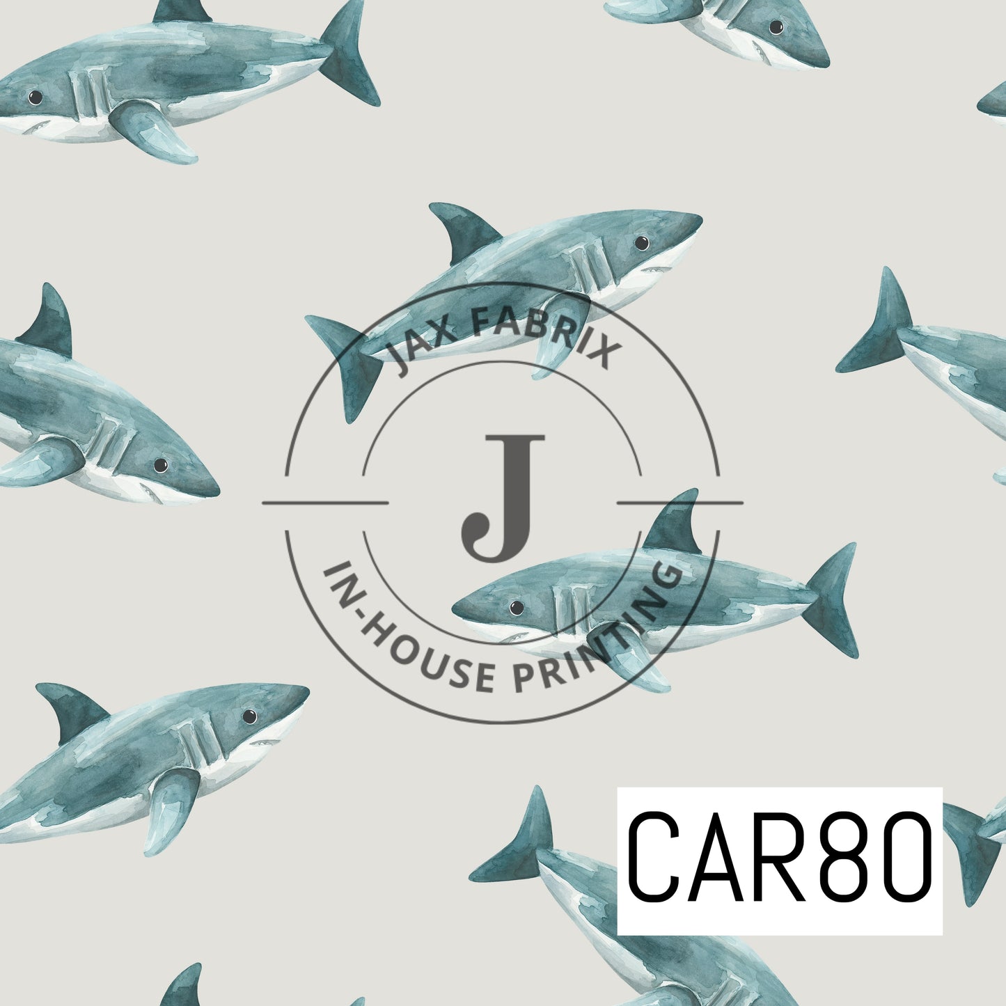 Pirates Ahoy Sharks Taupe CAR80