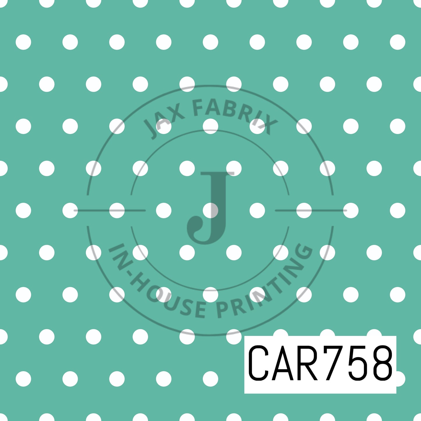 St. Patrick Day Dots Seafoam Green CAR758