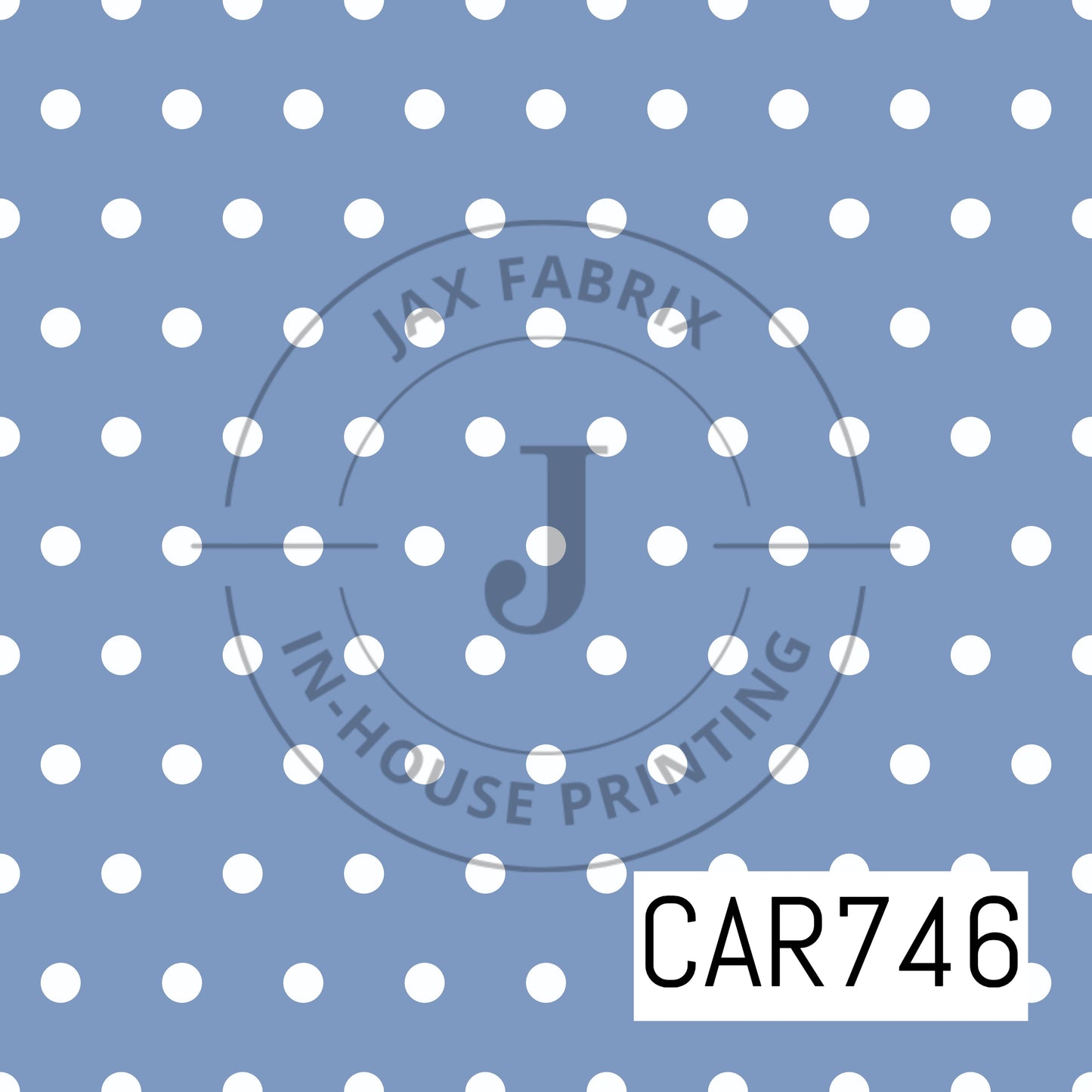 Summer Garden Dots Periwinkle CAR746