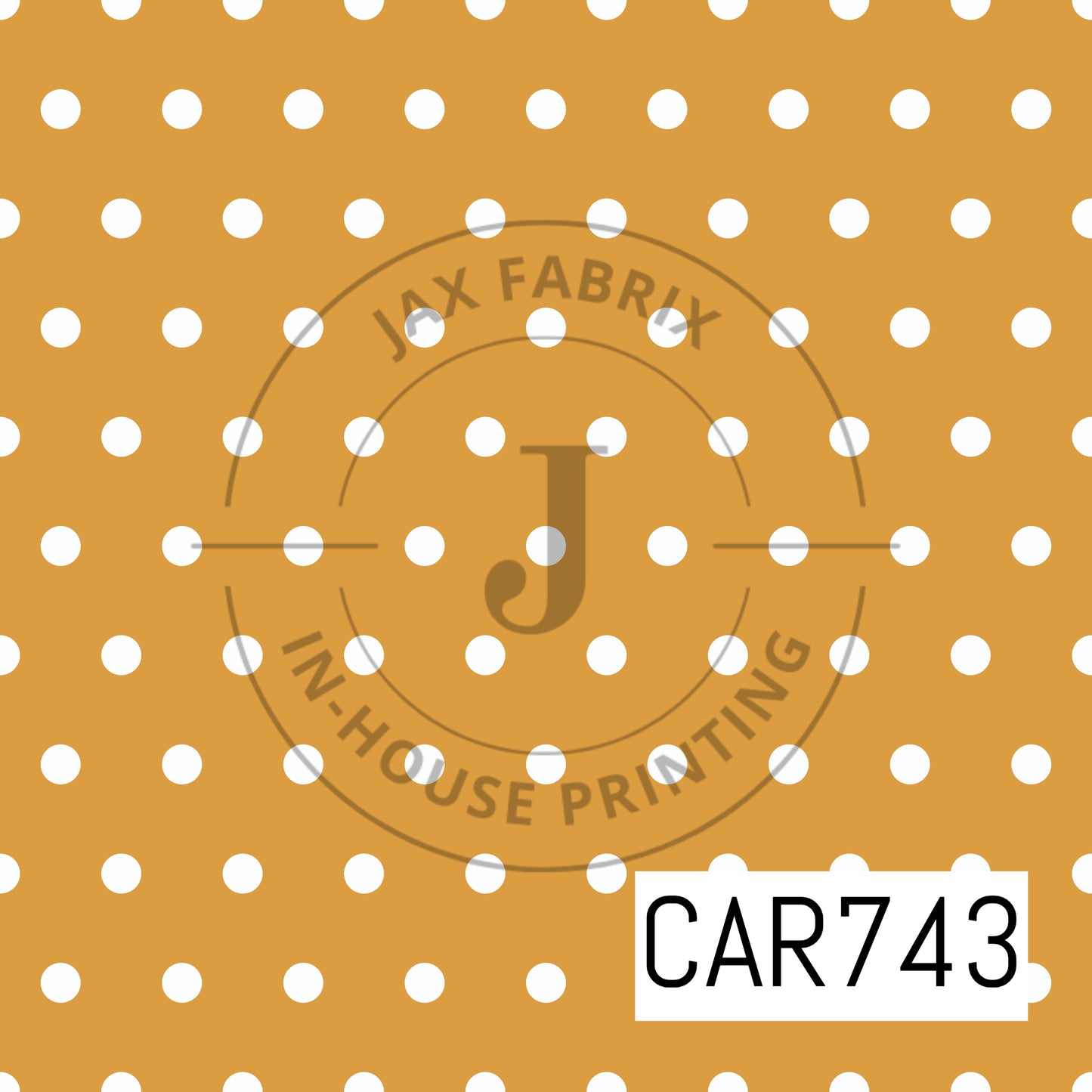 Summer Garden Dots Yellow CAR743
