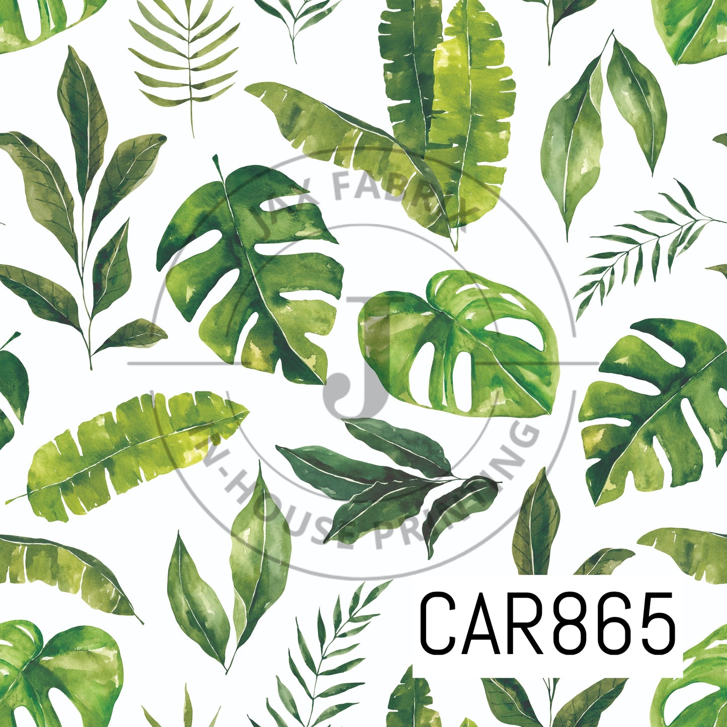 Tropical Jungle Leaves CAR865