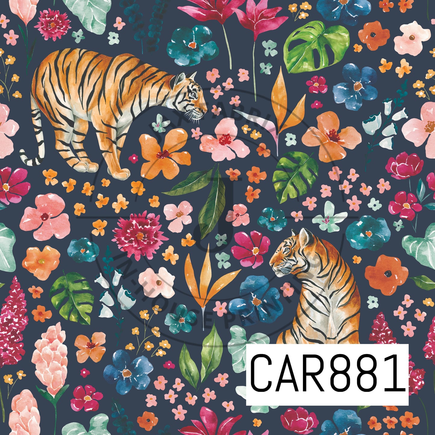 Tropical Jungle Tiger CAR881