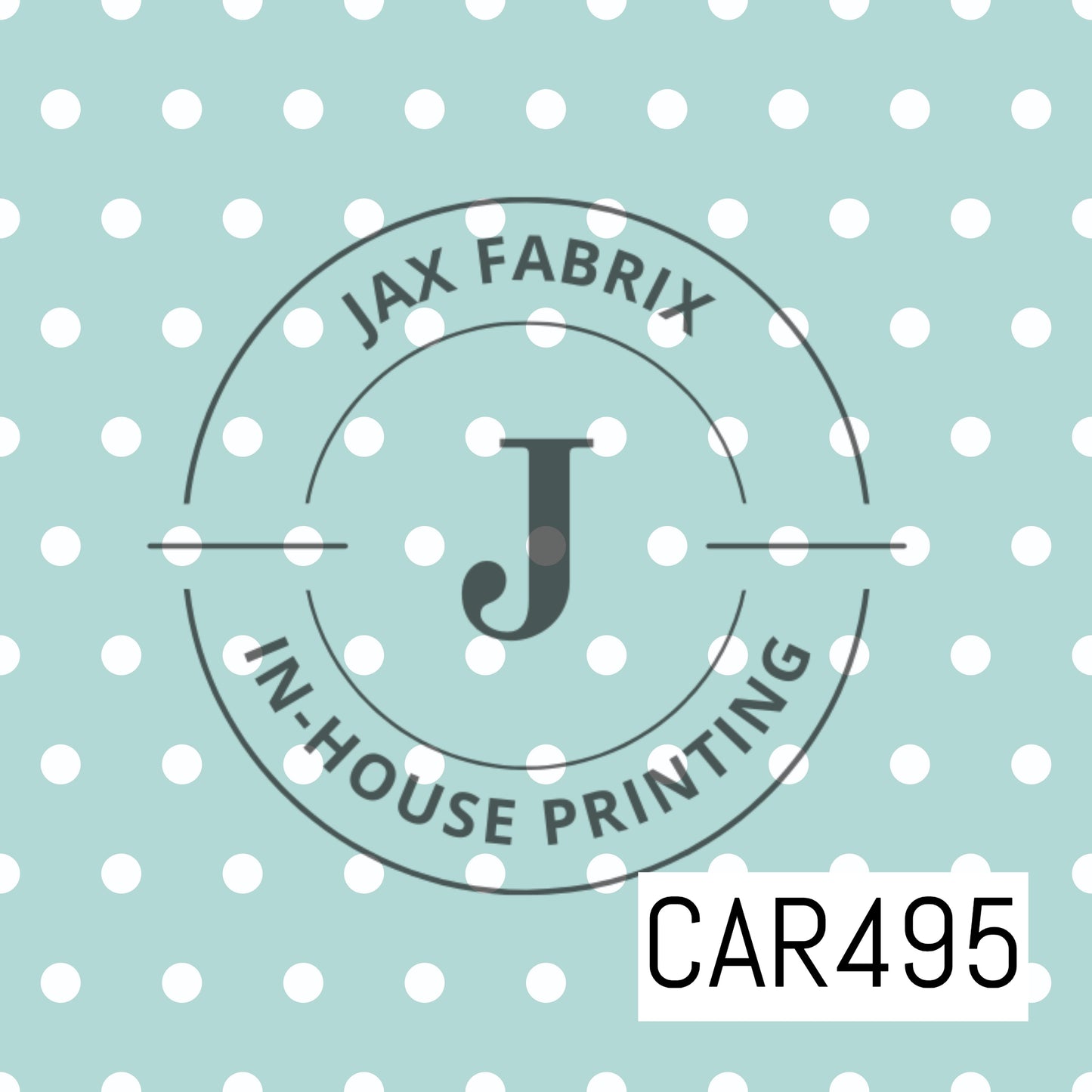 Valentine Light Blue Dots CAR495