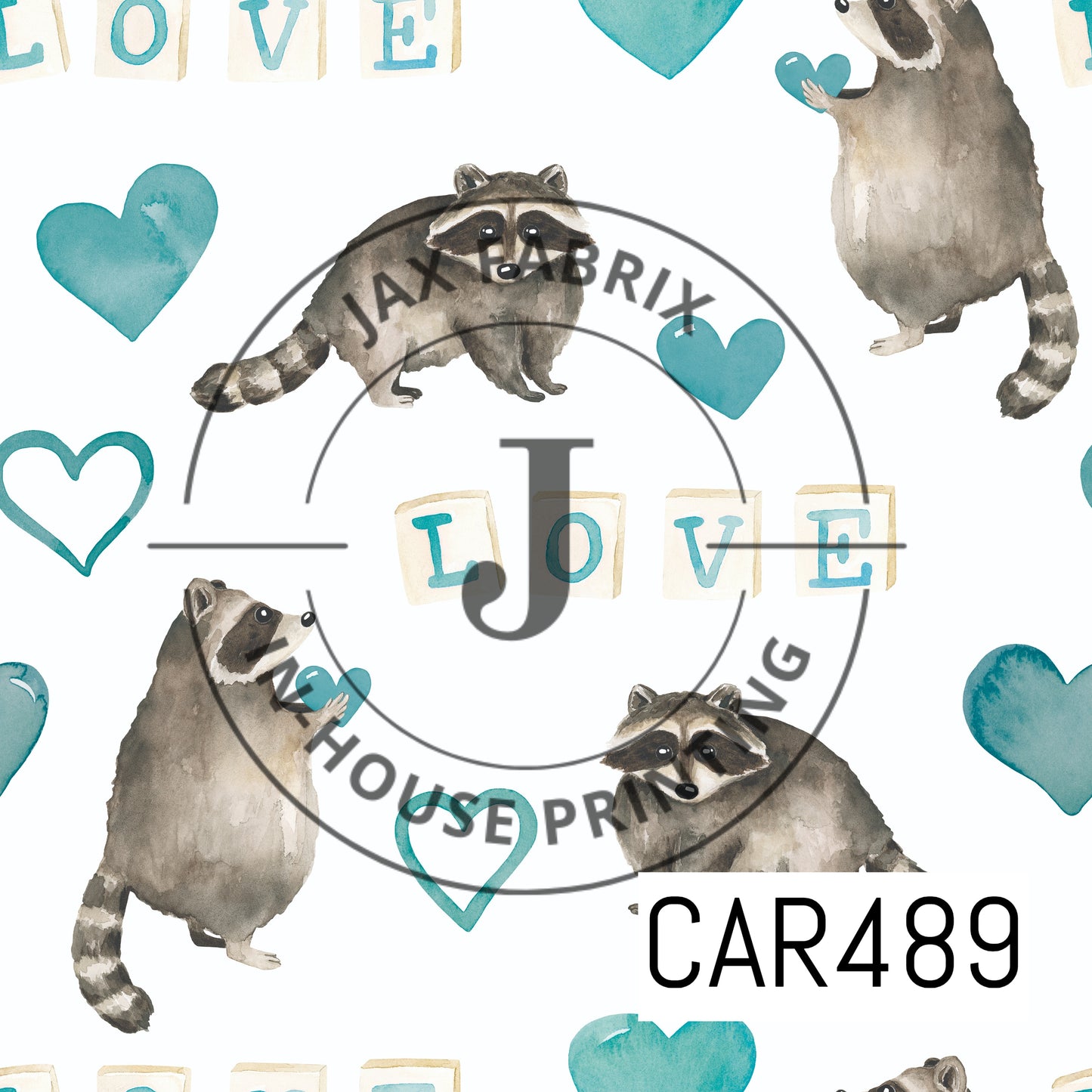 Valentine Raccoons CAR489