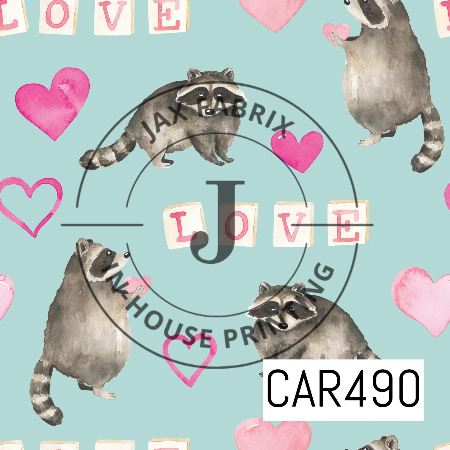 Valentine Raccoons CAR490